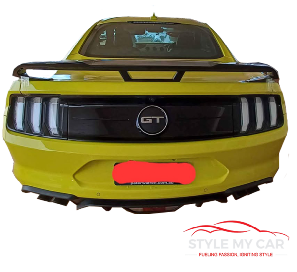 Mustang gt style gloss black spoiler - Image 5