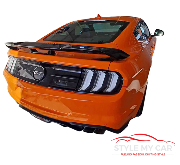 Mustang gt style gloss black spoiler