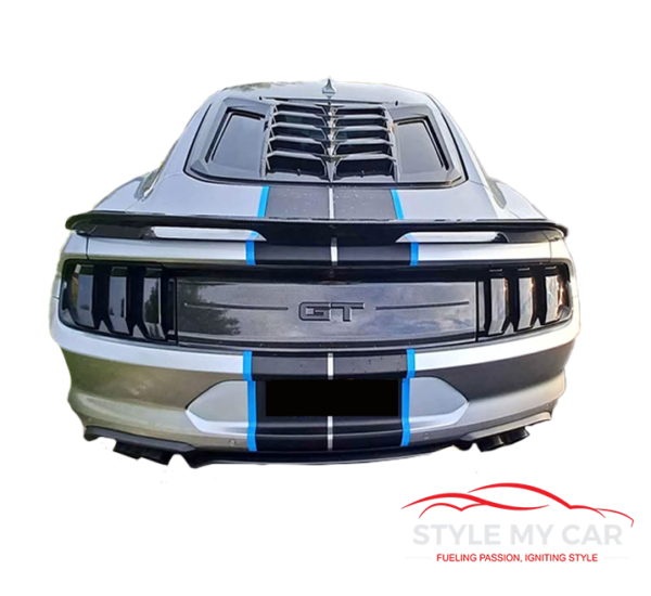 Give your 2015-2023 Ford Mustang a bold, performance-inspired upgrade with the Lamborghini Style Rear Window Louver