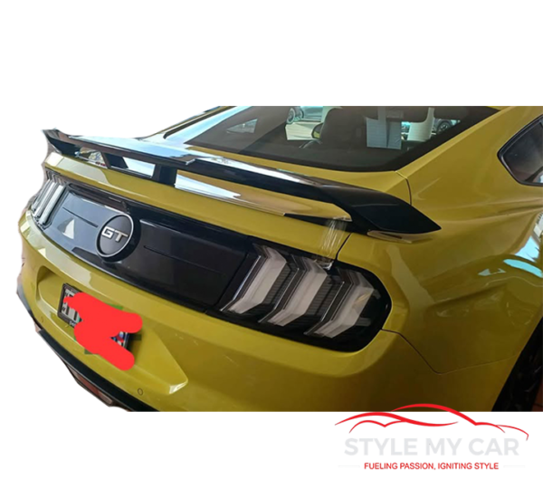 Mustang gt style gloss black spoiler - Image 4