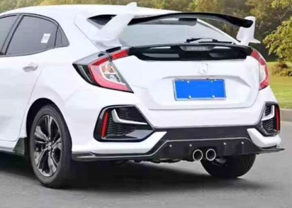 2016-2021 10th Gen Honda Civic Hatchback Wing 2 tone